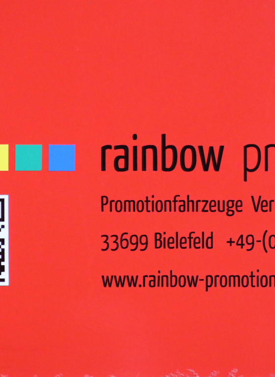 Business card Rainbow Promotion