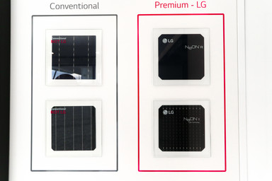 Product wall of the LG Solar InfoWheels Image 6