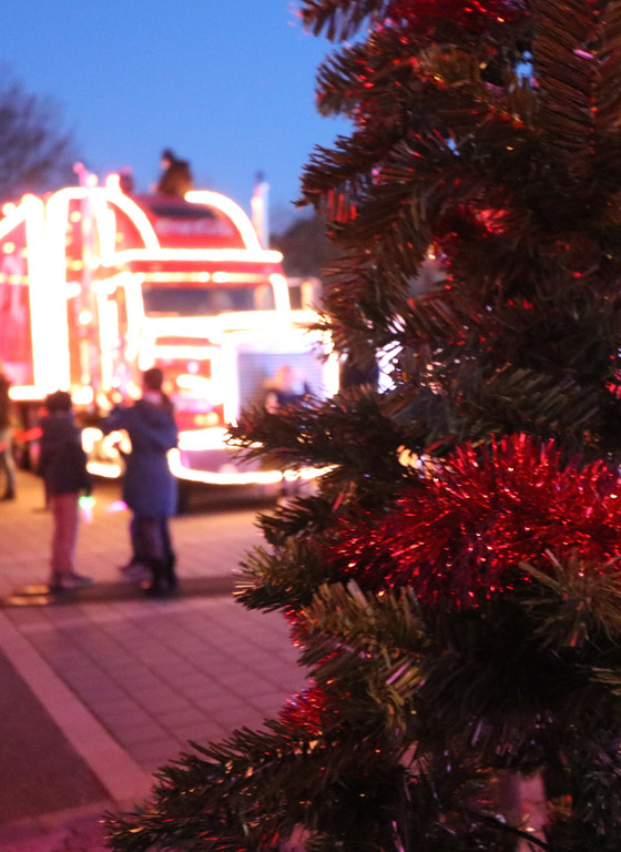 Coca-Cola christmas trucks tour 2018 in Moers