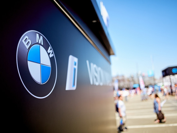 Roadshow Marketing Vertriebskampagne BMW Showroom
