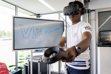 VR glass for Volkswagen at the formula student event germany 2019 Image 17