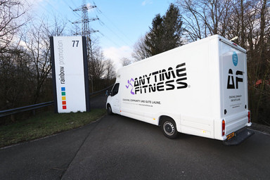 InfoWheels for Anytime Fitness on the road Image 3