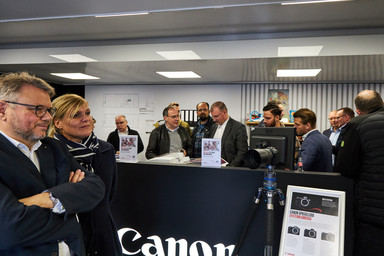 Canon Truck Roadshow Management B2B Marketing Infovan Drucker Home Office Büro Image 24