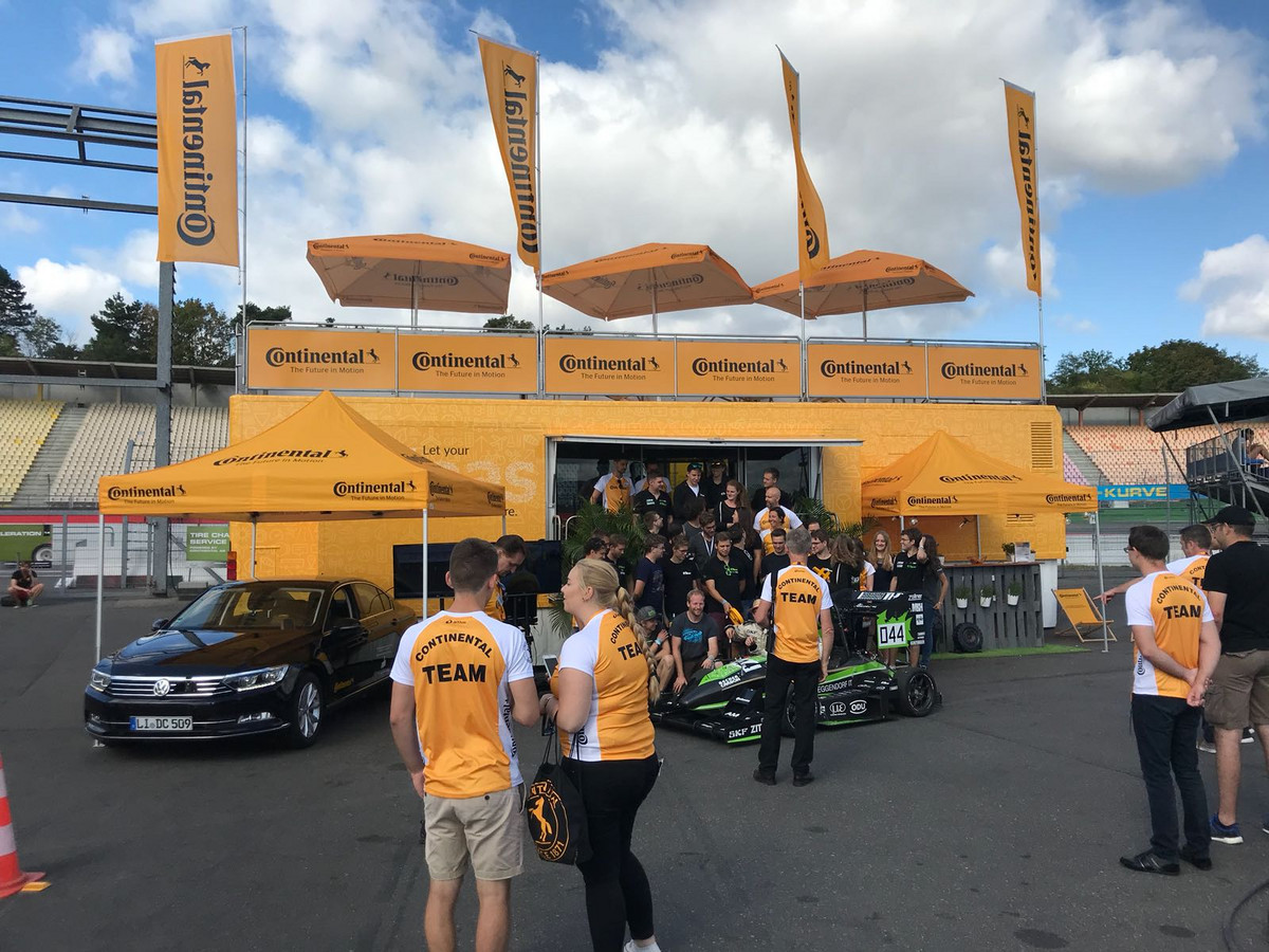 Continental with Rainbow Promotion at the Formula Student Germany Hockenheimring
