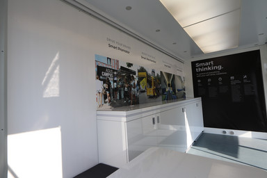 Interior of the sample vehicle on tour for self-promotion Image 10