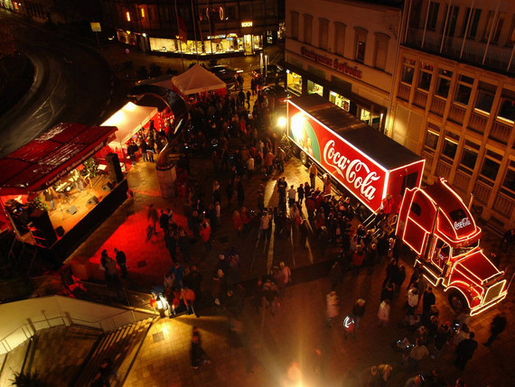 Coca-Cola Trucks in Mainz and Wiesbaden