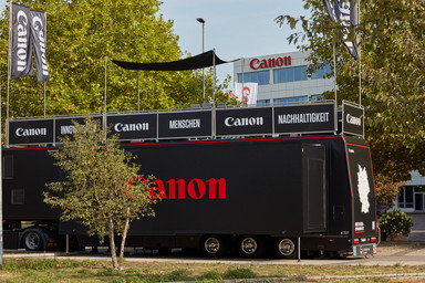 Canon Truck Roadshow Management B2B Marketing Infovan Drucker Home Office Büro Image 3