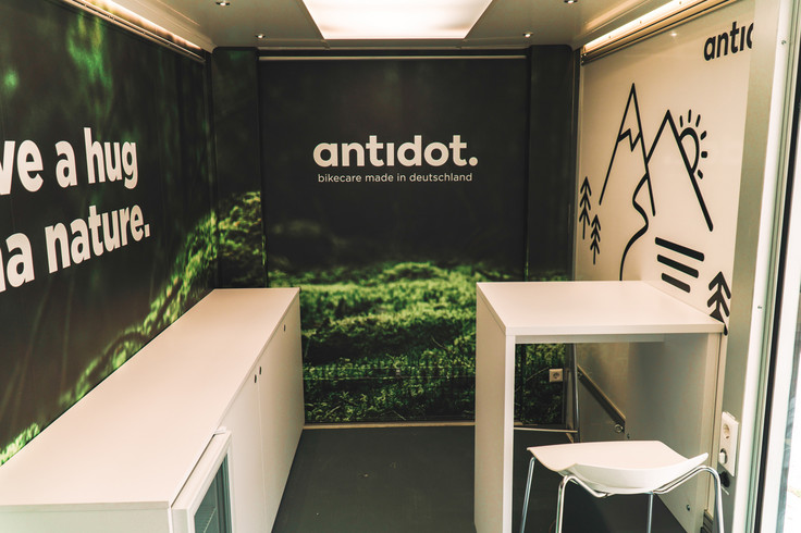 Promotion vehicle, Infowheels for Antidot, inside view Image 23