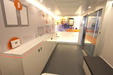 Inside the Mark-E-Mobil, Whole view Image 5