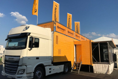 Continental Roadshowtruck with Rainbow Promotion at the Formula Student Germany RP Image 6