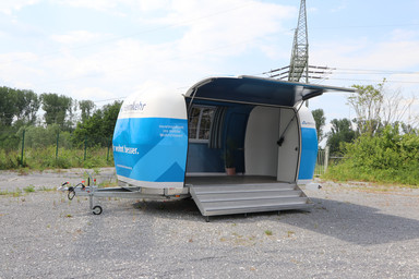 A mobile Eggstreamer showroom for Heimkehr hanover Image 10