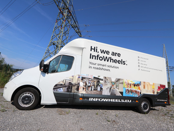 Our sample vehicle goes on tour for InfoWheels