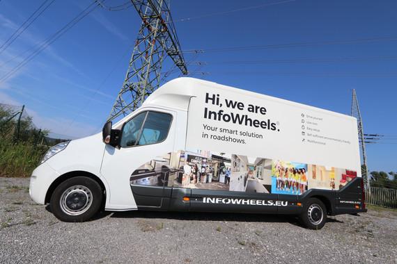 Our sample vehicle goes on tour for InfoWheels