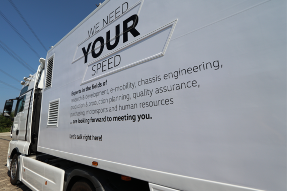 We need your speed lettering on Showtruck 