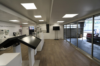 Touch screens inside the ABB Germany Showroom Image 8