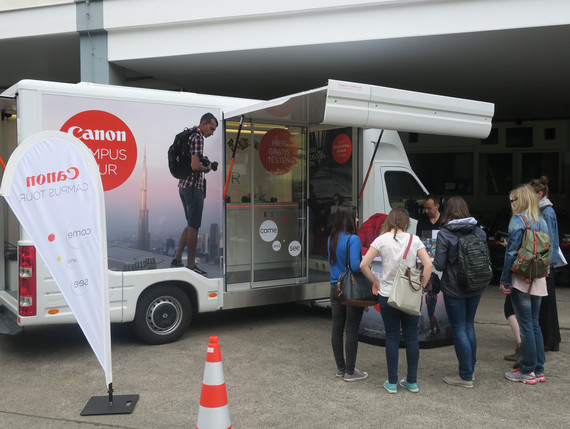 InfoWheels for the Canon Campus Tour 2016