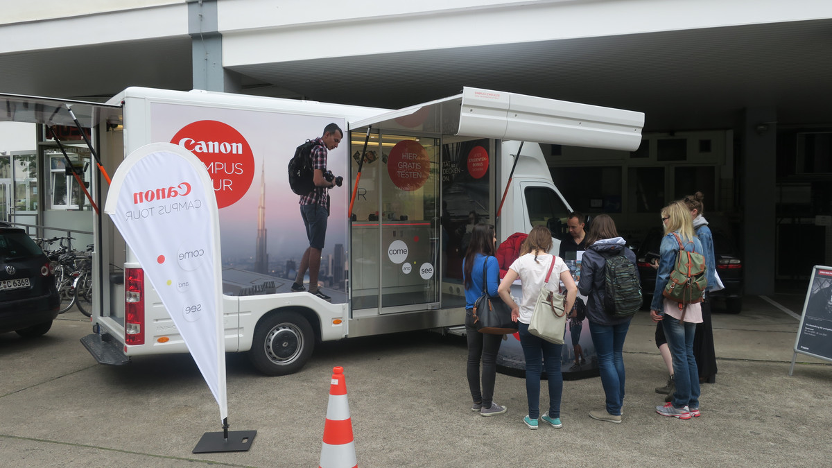 InfoWheels for the Canon Campus Tour 2016