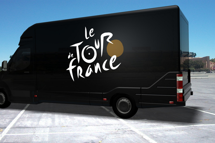 Rendering of a black InfoWheels for the tour de France Image 7