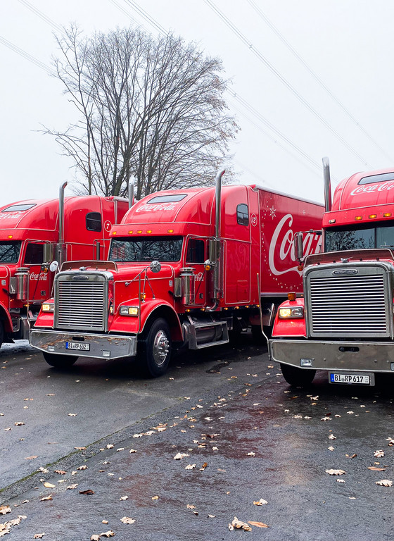[Translate to English:] Coca Cola Christmas Trucks Tourstart