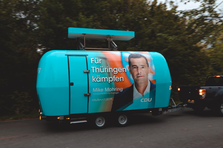 [Translate to English:]  CDU Thüringen Roadshow Trailer; Mike Mohring  Image 11