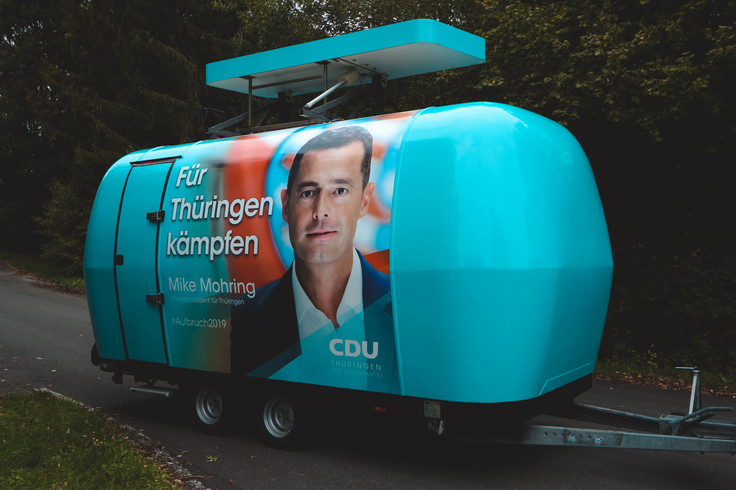 Promotionfahrzeug CDU Thüringen; EggStreamer Image 10