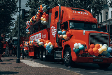 Side view parade truck from Coca-Cola for the CSD 2019 Image 3
