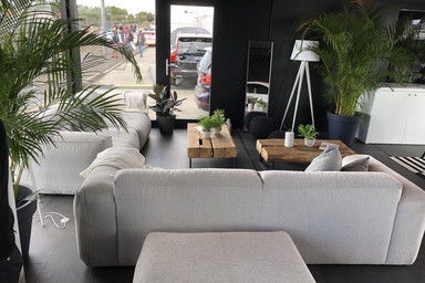 Interior of the mobile showroom for Isdera Image 5