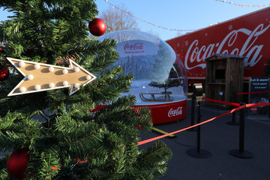 [Translate to English:] Coca-Cola Weihnachtstruck Event 2021 Set up Image 9