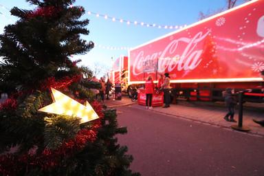 [Translate to English:] Coca-Cola Weihnachtstruck Event 2021 Set up Image 13