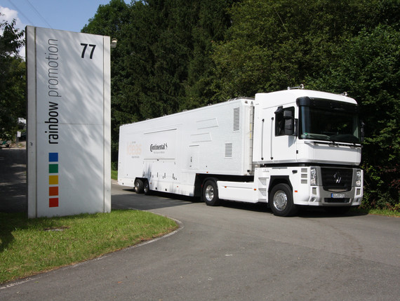 Continental-Truck zum Hockenheimring