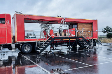 [Translate to English:] Coca-Cola Weihnachtstruck Event 2021 Set up Image 1