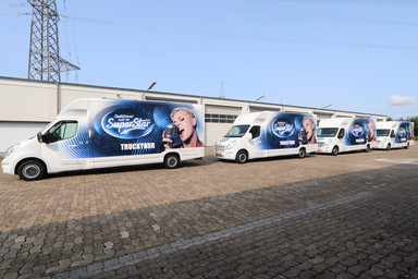 Four InfoWheels driving in a row for DSDS Image 3