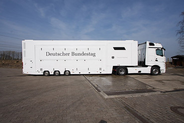 Infomobile for the German Bundestag