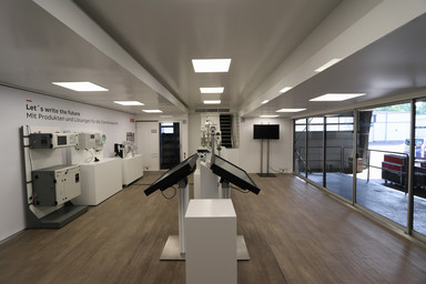 Touch screens inside the ABB Germany mobile Showroom Image 9