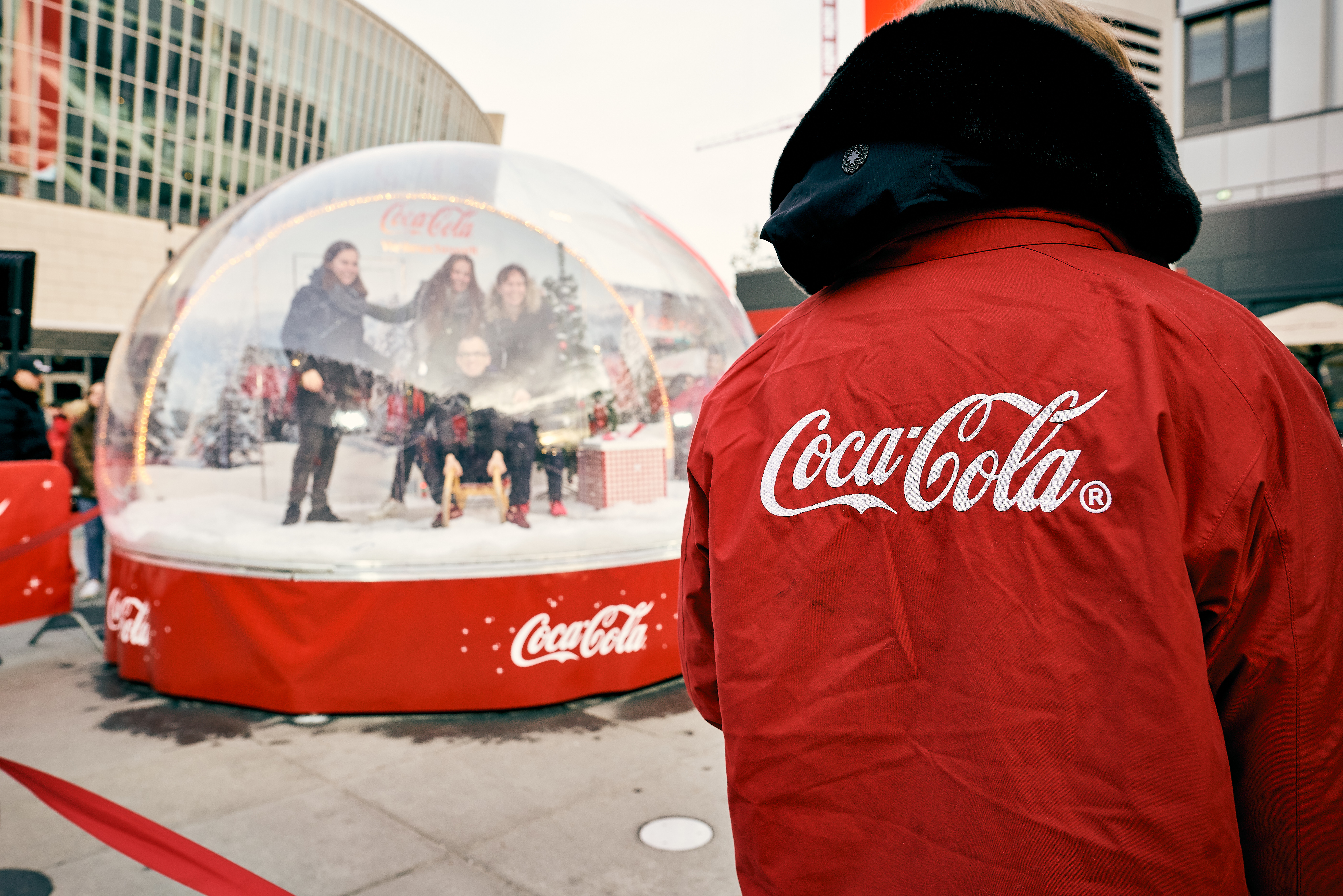 Coca Cola snow globe to go inside Image 5