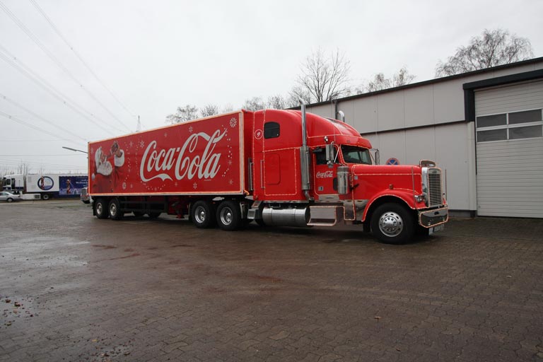 The preparations for the big Coca Cola Christmas truck tour 2016 are in full swing
